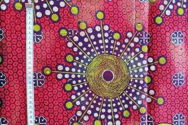 Preview: RED-GOLD-METALLIC-Osikani Stoff